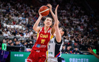 張子宇命中百分百，中國女籃連勝兩場亞洲杯小組賽。